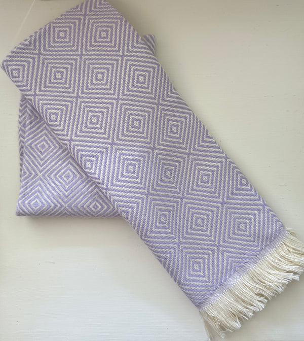 Lilac Turkish Hand Towel