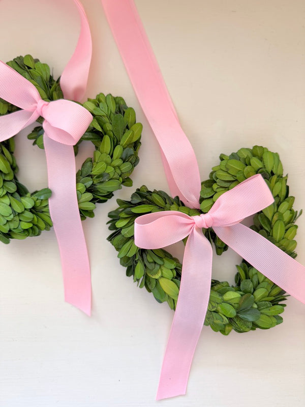 Heart Boxwood Wreath