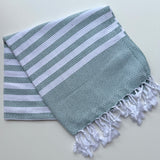 Sage Green Turkish Hand Towel