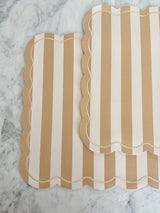 Beige and White Placemat