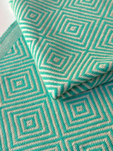 Turquoise Turkish Hand Towel