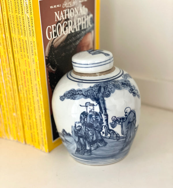 Blue & White Ginger Jar