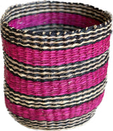 Handwoven Striped Baskets